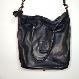 Campomaggi Blue Leather Shoulder Bag, Handbag made in italy